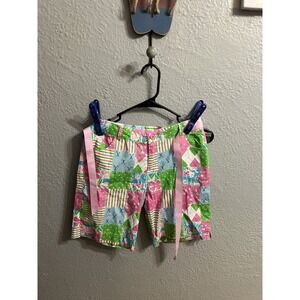 Girls hartstrings shorts size 16Pink‎ white blue